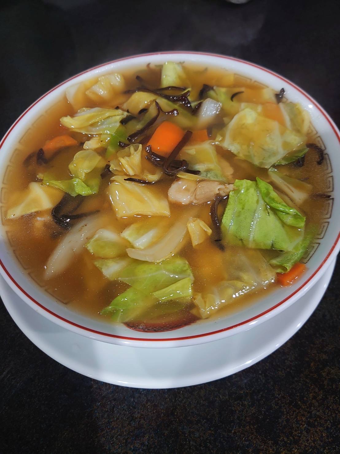 醤油野菜あんかけラーメンの画像